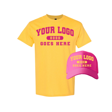 Combo GJK004 Hot Pink / Daisy Tee